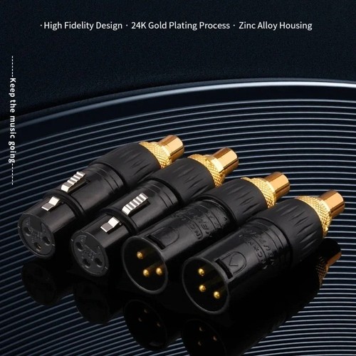 4pcs 3pin xlr femmina - 3pin, femmina/maschio