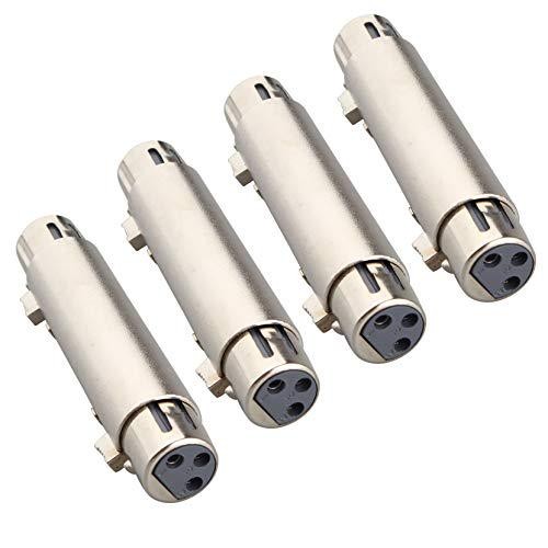 4pcs xlr 3pin femmina - 4pcs, 3