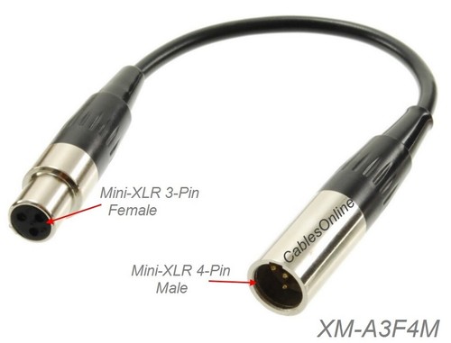 Adattatore mini xlr - adattatore, 4